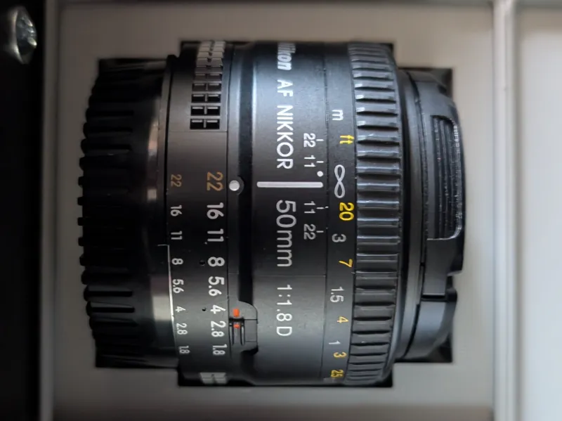 Nikon 50mm 1:1.8 D Lens Gridfinity Bin