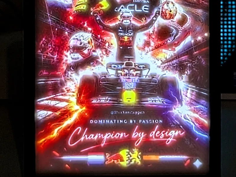 Max Verstappen Champion By Design Litho