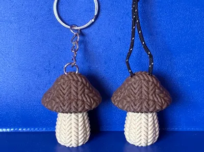 Knitted Mushroom