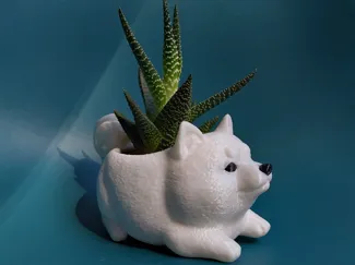 Shiba Inu Planter