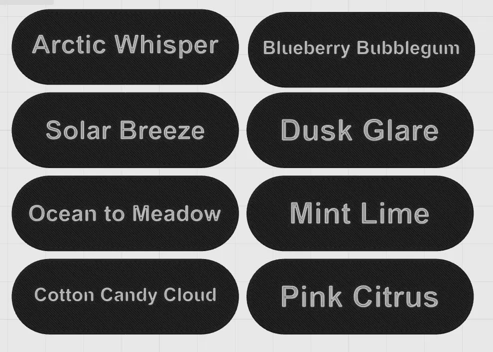 Spool Labels - Filament Colors (109 options) by DerekMakerWorld ...