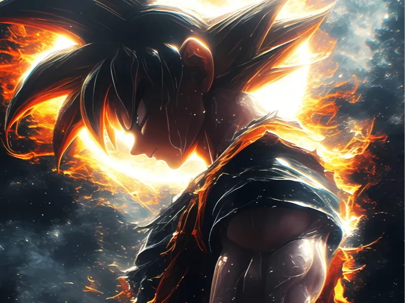 Dragon Ball Z hueforge 4 color print