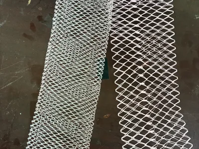 Buckle fishnet stockings