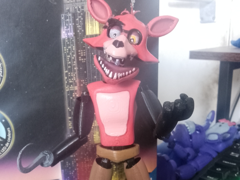 Retro/Unwithered Foxy Articulated action figure