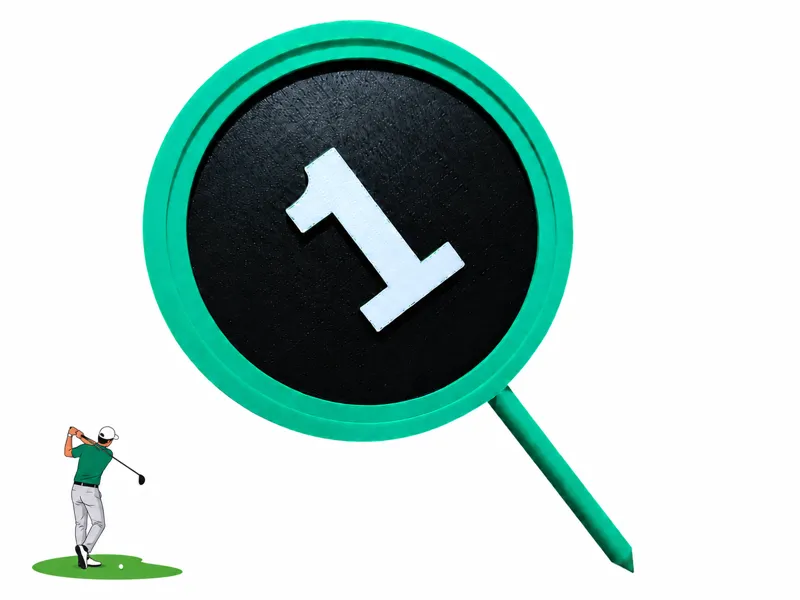 Golf & Garden Number Marker Stake