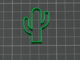 cactus-shaped cookie cutter
