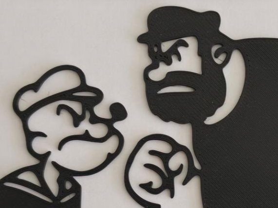 Popeye vs Brutus (Bluto)