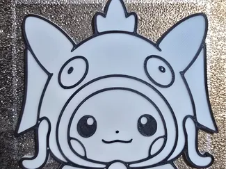 Poncho Pikachu Magikarp Coloring Panel