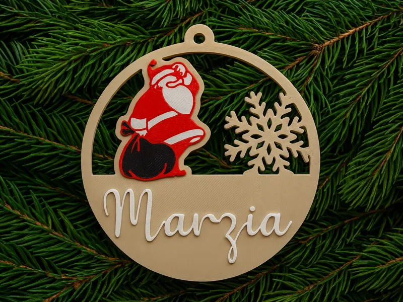 Christmas bauble customizable name