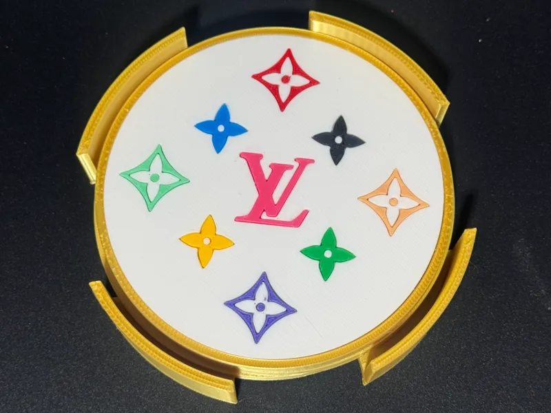 Louis Vuitton Murakami Multicolor Coasters  No AMS