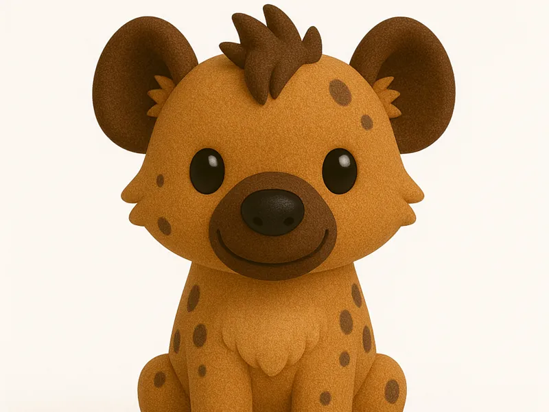 Cute hyena