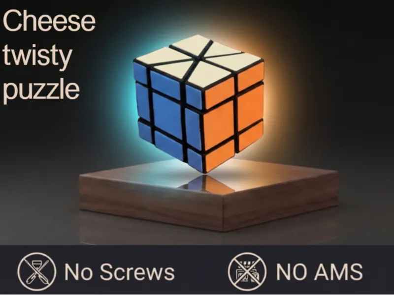 3 layer 6 segment cheese twisty puzzle