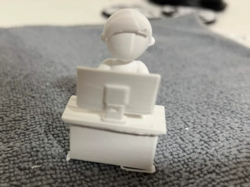 The Working Desk Man