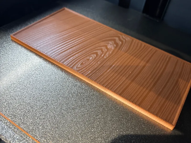 Large double coaster wood effect