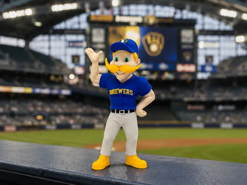 Bernie - Brewers Mascot Statue