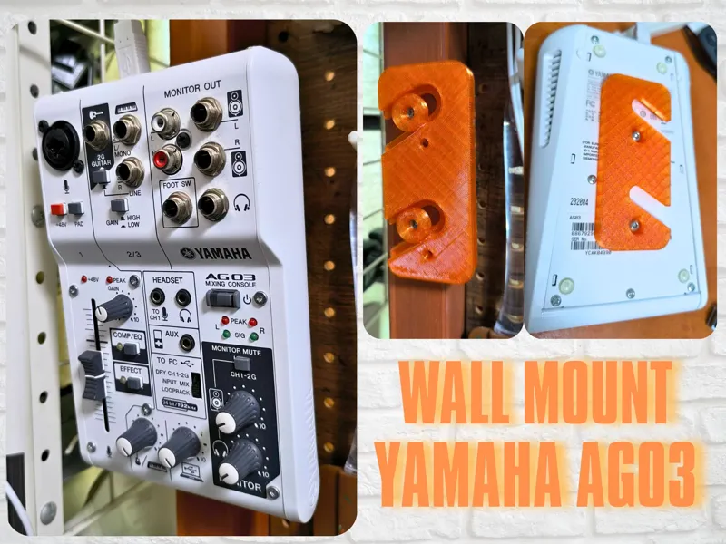 Wall Mount for YAMAHA AG03 Audio Interface