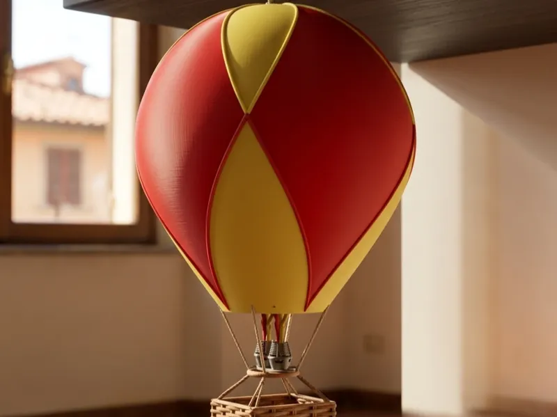 MONGOLFIERA IN SOSPENSIONE