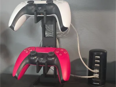 controller holder with charging openings