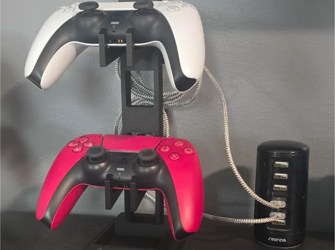 controller holder with charging openings