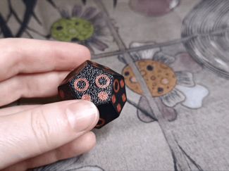 D12 Dodecahedron Dice Dots Easy Assembled