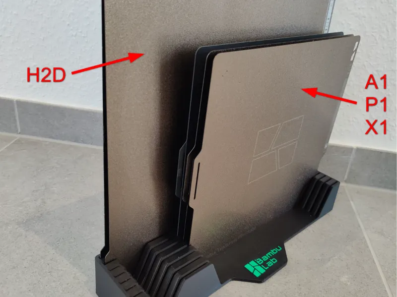 Bambu Lab build plate holder H2D X1C P1P P1S A1