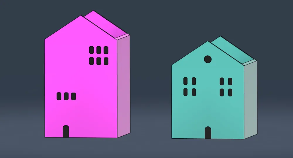 Pen holder house by 3D ERRE MakerWorld