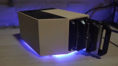 4 Bays 2.5" Mini Nas. USB JBOS