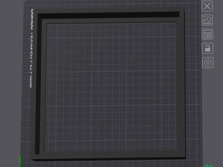 Moldura - Frame estilo Sannahed 20x20 cm interno