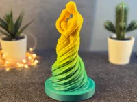 Sculpture abstraite Toi et Moi — photo 1