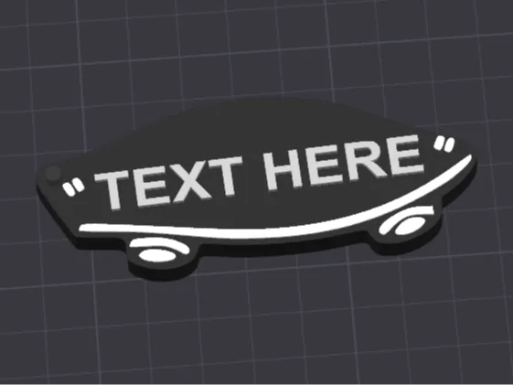 Vans Customizable KeyChain