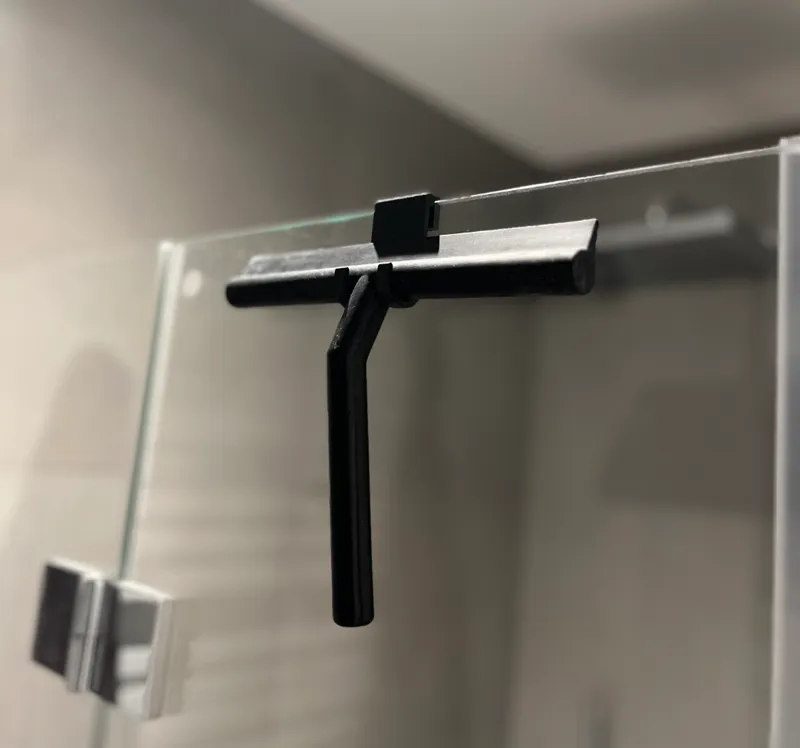 Bathroom Shower Glass  Wiper Hook 