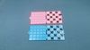 Multi-color printing on multiple plates, allowing for customizable chessboard and piece colors