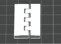 Simple print in place hinge design