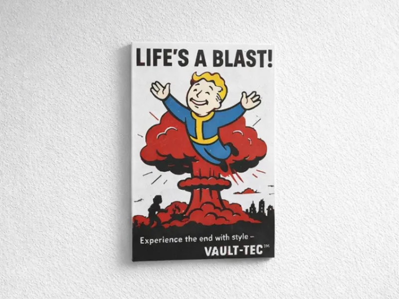 Fallout Poster - Life's a blast! -6 colors version