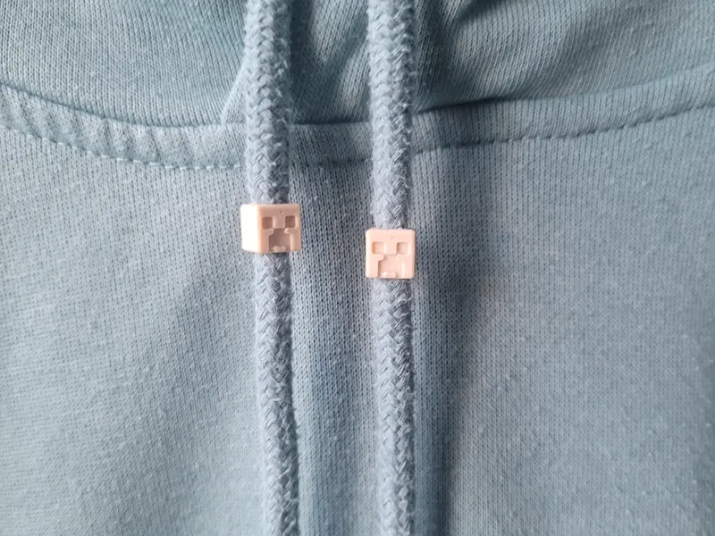 Creeper Head Drawstring Charm 