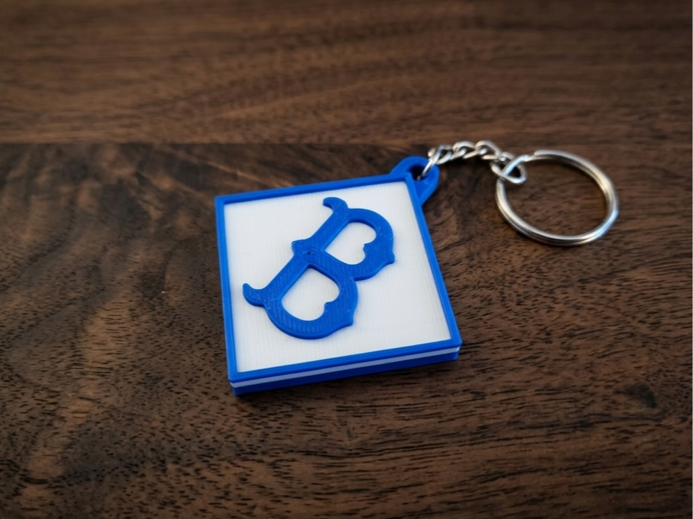 Brooklyn Dodgers Keychain