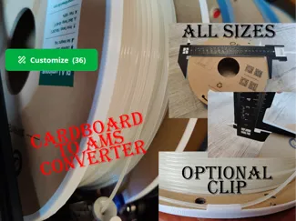 Custom AMS Cardboard Spool Adapter