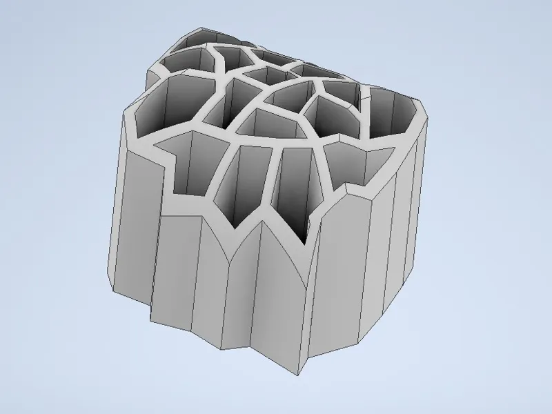 Futuristic Pencil Holder V1