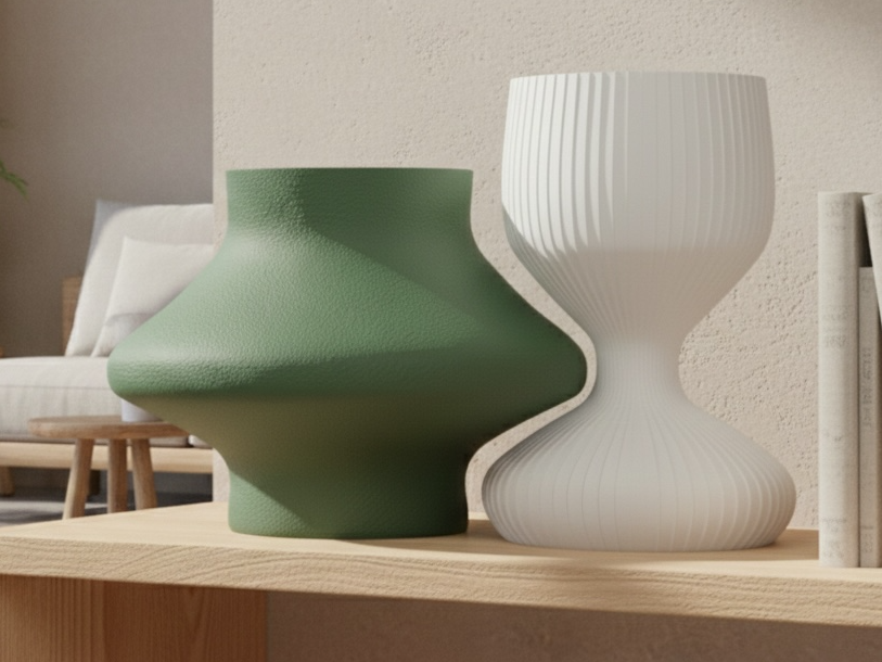 Intersecting Design Vases | Modern Duo