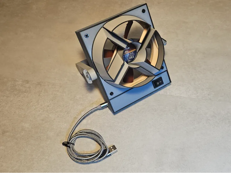 An USB Venturi desk fan ultra quiet