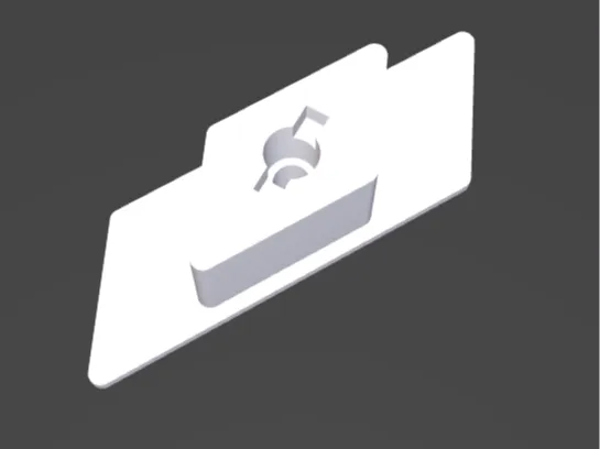 Universal mounting clip for acoustic panel 