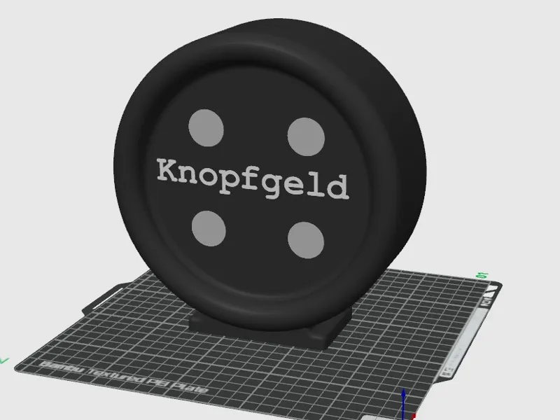 Knopfgeld Spardose