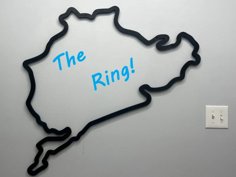 Nurburgring Racetrack Wall Art #1