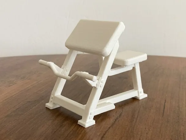 Preacher Curl Bench – Decorative Gym Model