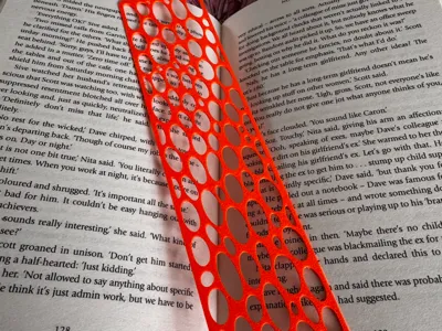 Oval Pattern Bookmark