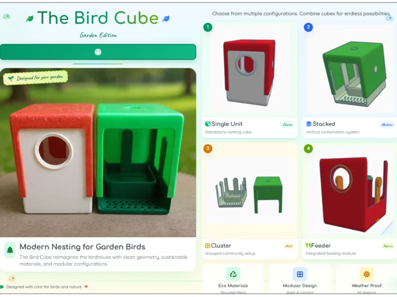 Modular Bird Feeder