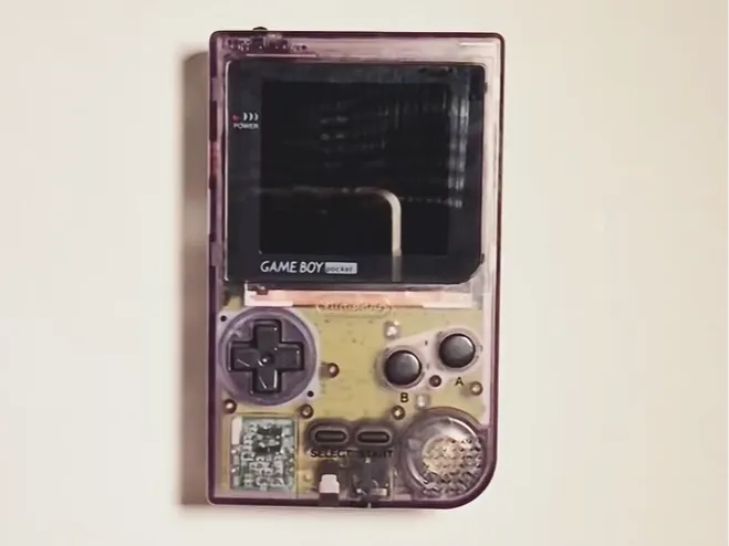 Invisible Gameboy wall mount 