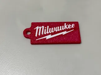 milwaukee logo keyring