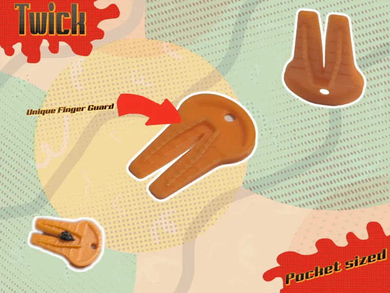 Twick - <1g Keychain Tick Remover
