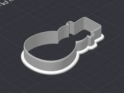 Snowman Cookie Cutter